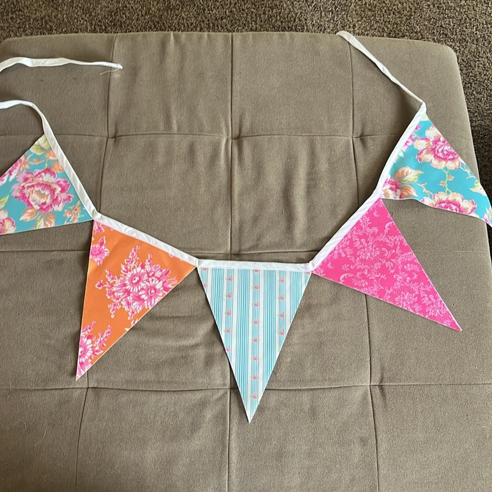 Pennant Banner | Cotton | Floral